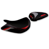 Suzuki GSXS 1000 2015-2020 Seat Cover Tappezzeria Italia TPZ in Red and Grey