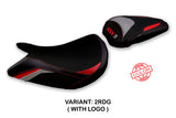 Suzuki GSXS 1000 2015-2020 Seat Cover Tappezzeria Italia TPZ in Red and Grey