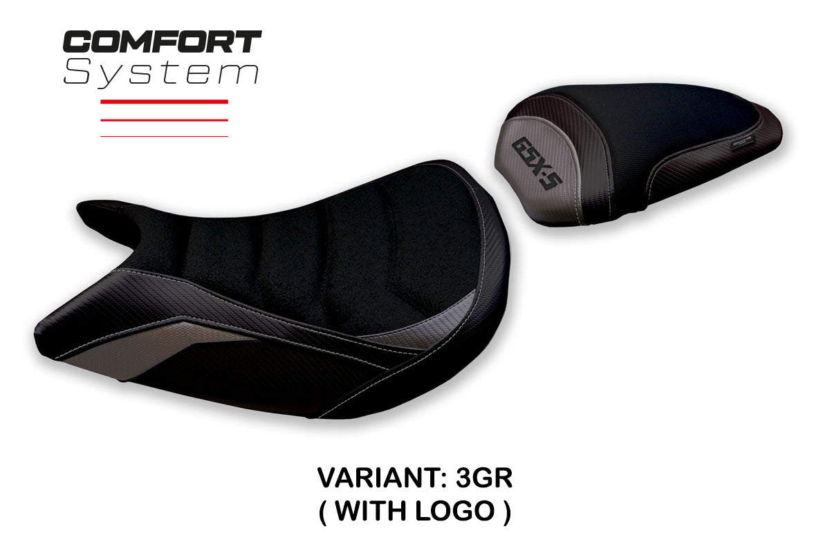 Suzuki GSXS 1000 2021-2025 Seat Cover Tappezzeria Italia TPZ Comfort in Grey