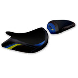 Suzuki GSXS 1000 2021-2025 Seat Cover Tappezzeria Italia TPZ Comfort in Blue and Yellow