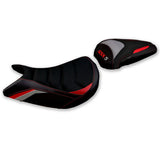 Suzuki GSXS 1000 2021-2025 Seat Cover Tappezzeria Italia TPZ Ultragrip in Red and Grey