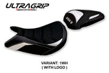 Suzuki GSXS 1000 2021-2025 Seat Cover Tappezzeria Italia TPZ Ultragrip in White