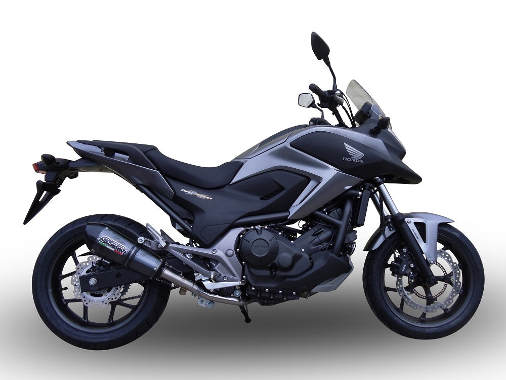 Honda NC750X NC750S Dct 2014-2015  Exhaust GPR Slip-on Ghisa 