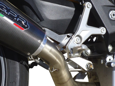 Mv Agusta Brutale 800 2012-2016-Rr  Exhaust GPR Slip-on Furore Nero