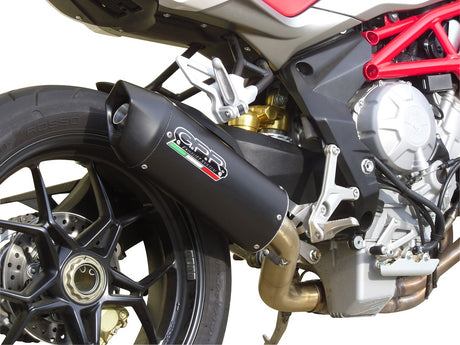 Mv Agusta Brutale 800 Dragster 2013-2016 - RR  Exhaust GPR Slip-on Furore Nero