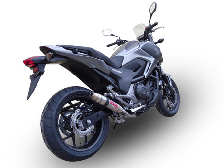 Honda NC700X NC700S Dct 2012-2013  Exhaust GPR Slip-on Deeptone Inox