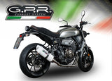 Yamaha XSR 700 2017-2020 Exhaust GPR Full System Albus Evo4