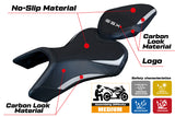 Suzuki GSX 8S-8R 2023-2025 Seat Cover Tappezzeria Italia TPZ in White and Black