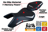 Suzuki GSX 8S-8R 2023-2025 Seat Cover Tappezzeria Italia TPZ Comfort in White and Black
