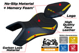 Suzuki GSX 8S-8R 2023-2025 Seat Cover Tappezzeria Italia TPZ Comfort in Yellow and Black