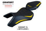 Suzuki GSX 8S-8R 2023-2025 Seat Cover Tappezzeria Italia TPZ Comfort in Yellow and Black
