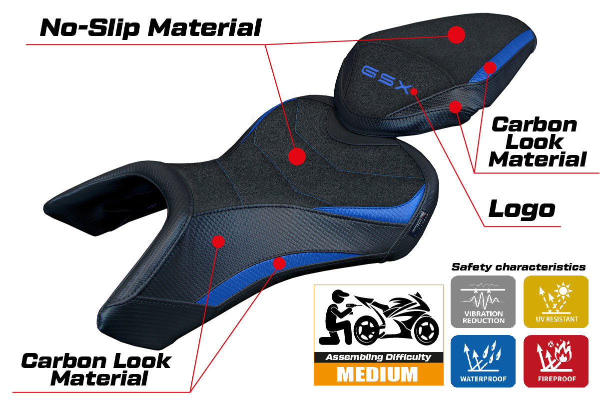 Suzuki GSX 8S-8R 2023-2025 Seat Cover Tappezzeria Italia TPZ