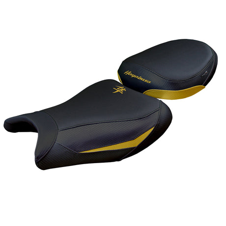 Suzuki GSX 1300 R Hayabusa 2021-2025 Seat Cover Tappezzeria Black Gold