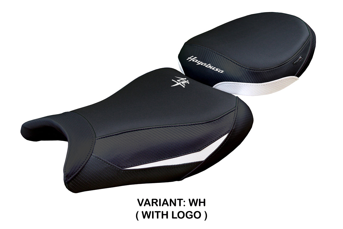 Suzuki GSX 1300 R Hayabusa 2021-2025 Seat Cover Tappezzeria Black White