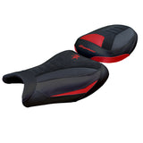 Funda de asiento Suzuki GSX R 1300 Hayabusa 2008-2020 Tappezzeria Italia TPZ Ultragrip en ante rojo