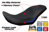 Suzuki V-Strom 800 DE SE 2023-2025 Seat Cover Tappezzeria Comfort Black Blue