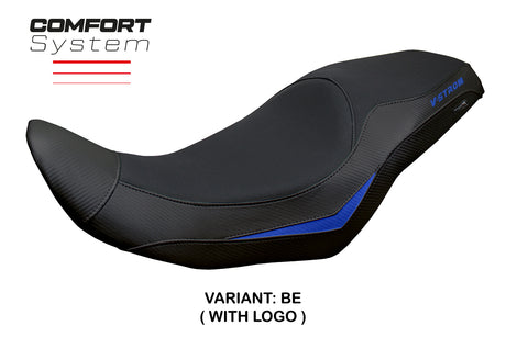 Suzuki V-Strom 800 DE SE 2023-2025 Seat Cover Tappezzeria Comfort Black Blue