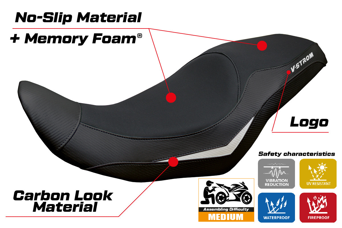 Suzuki V-Strom 800 DE SE 2023-2026 Seat Cover Tappezzeria Italia