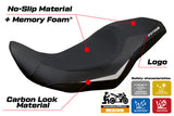 Suzuki V-Strom 800 DE SE 2023-2025 Seat Cover Tappezzeria Comfort Black White