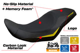 Suzuki V-Strom 800 DE SE 2023-2025 Seat Cover Tappezzeria Comfort Black Yellow