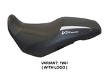 Suzuki VStrom 650 2017-2024 Seat Cover Tappezzeria Italia TPZ in White and Black