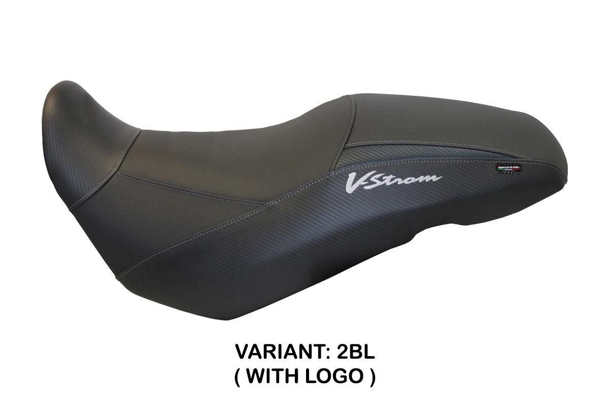 Suzuki VStrom 650 2017-2024 Seat Cover Tappezzeria Italia TPZ in Black