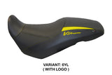 Suzuki VStrom 650 2017-2024 Seat Cover Tappezzeria Italia TPZ in Yellow and Black