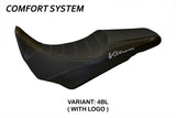 Suzuki VStrom 1000 2014-2019 Seat Cover Tappezzeria Italia TPZ Comfort in Black