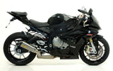 Silenciador Arrow BMW S1000RR 09-14 de titanio homologado con tapa de carbono para colectores de serie (paquete de 7)