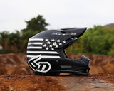 Casco de motocicleta 6D ATR-2 - Táctico - Negro - Talla M 12-3006