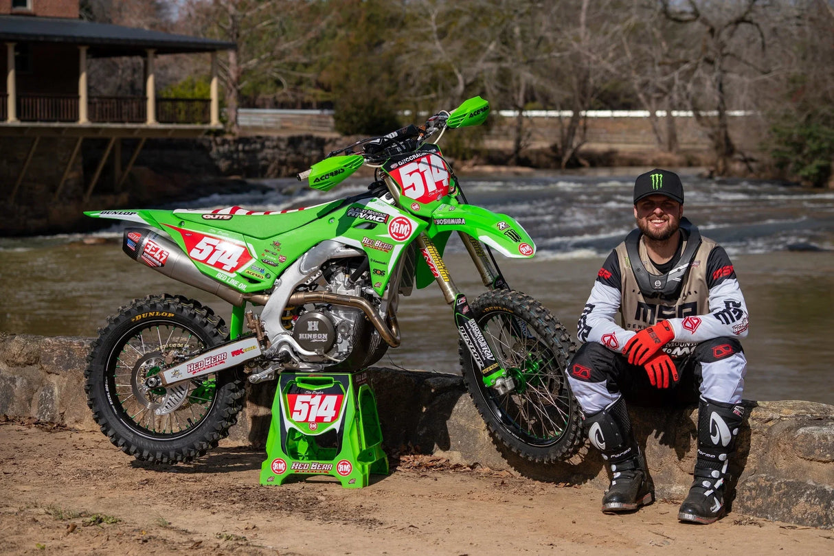 Yoshimura KX450F 2024 RS-12 STAINLESS FULL EXHAUST, W/ STAINLESS MUFFLER 244730S320