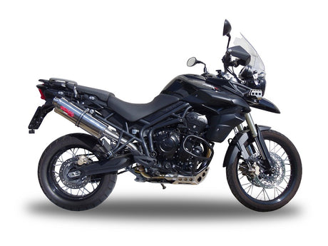 Triumph Tiger 800 2011-2016  Exhaust GPR Slip-on Trioval