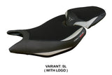 Triumph Daytona 660 2024 Seat Cover Tappezzeria Silver Black