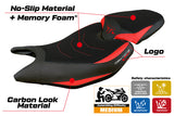 Triumph Daytona 660 2024 Seat Cover Tappezzeria Comfort Red Black