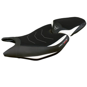 Triumph Daytona 660 2024 Seat Cover Tappezzeria Comfort White Black