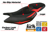 Triumph Daytona 660 2024 Seat Cover Tappezzeria Ultragrip Red Black