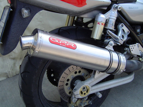 Kawasaki Zrx 1200 - R - S 2002-2008 Exhaust GPR Bolt-on Inox Tondo
