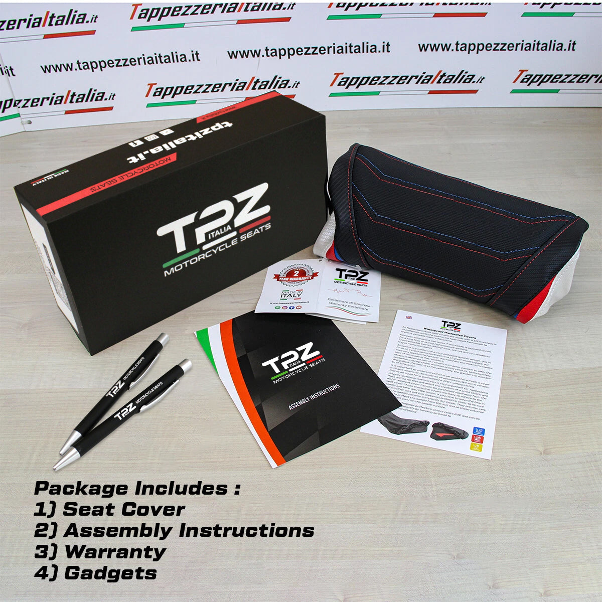 Voge Valico 625 DSX 2025 Seat Cover TPZ Italia Comfort Silver Black
