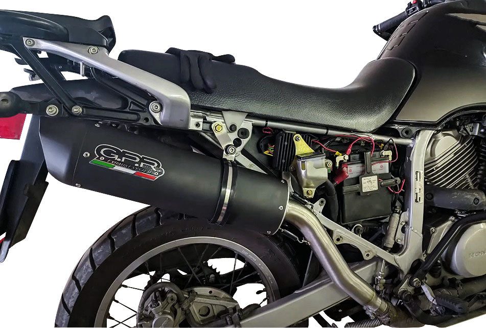 Honda Transalp Xl 600 V 1986-1999 Exhaust GPR Slip-on Furore Nero