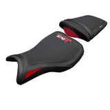 Funda de asiento Tappezzeria Italia TPZ Comfort Rojo Negro para Triumph Daytona 675R 2006-2011 2012