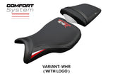 Triumph Daytona 675R 2006-2012 Seat Cover Tappezzeria Italia TPZ Comfort White Red Black