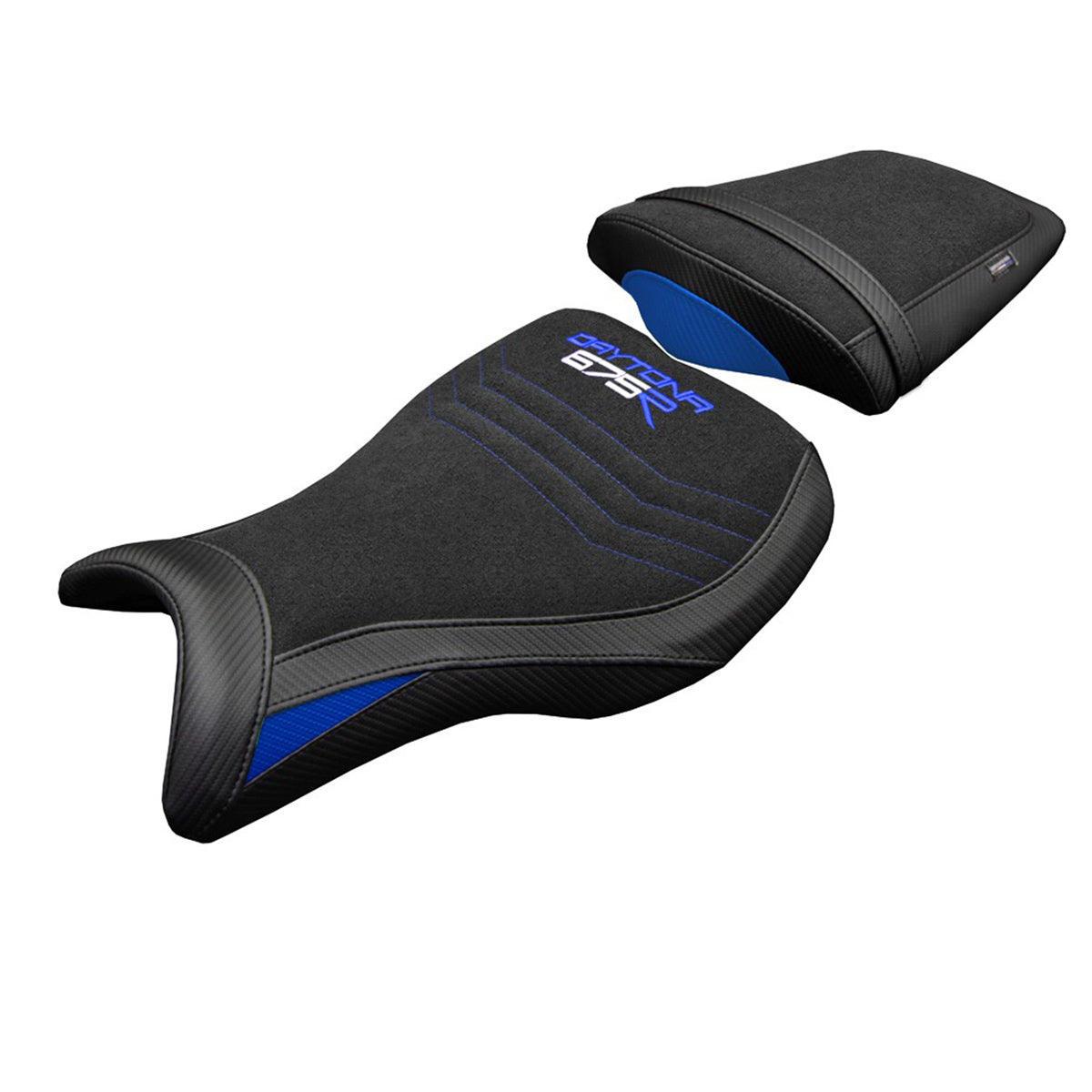 Triumph Daytona 675R 2006-2011 2012 Seat Cover Tappezzeria Italia TPZ Ultragrip Blue Black