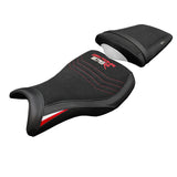 Triumph Daytona 675R 2006-2012 Seat Cover Tappezzeria Italia TPZ Ultragrip White Red Black