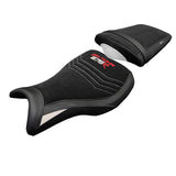 Triumph Daytona 675R 2006-2011 2012 Seat Cover Tappezzeria Italia TPZ Velvet White Black
