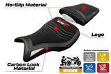 Triumph Daytona 675R 2006-2011 2012 Seat Cover Tappezzeria Italia TPZ Velvet White Black
