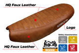 Triumph Scrambler 1200 2019-2025 Seat Cover Tappezzeria Italia TPZ in Brown
