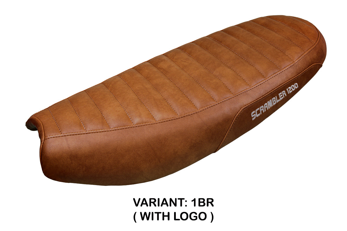 Triumph Scrambler 1200 2019-2025 Seat Cover Tappezzeria Italia TPZ in Brown
