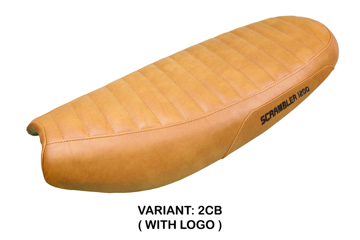 Triumph Scrambler 1200 2019-2025 Seat Cover Tappezzeria Italia TPZ in Camel