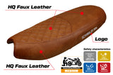 Triumph Scrambler 1200 2019-2025 Seat Cover Tappezzeria Italia TPZ in Brown SE