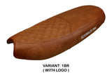 Triumph Scrambler 1200 2019-2025 Seat Cover Tappezzeria Italia TPZ in Brown SE